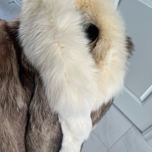 COPY - Fabulous vintage fur mix coat size small high end quality
